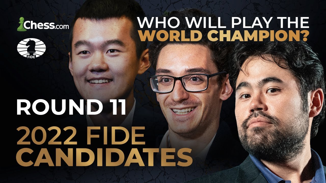 2022 FIDE Candidates | Fabiano, Hikaru, and Ding Race For Critical Silver! | R11/14